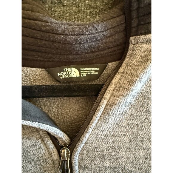 The North Face Womens Full-Zip Gray & Black Jacket L - Picture 2 of 7